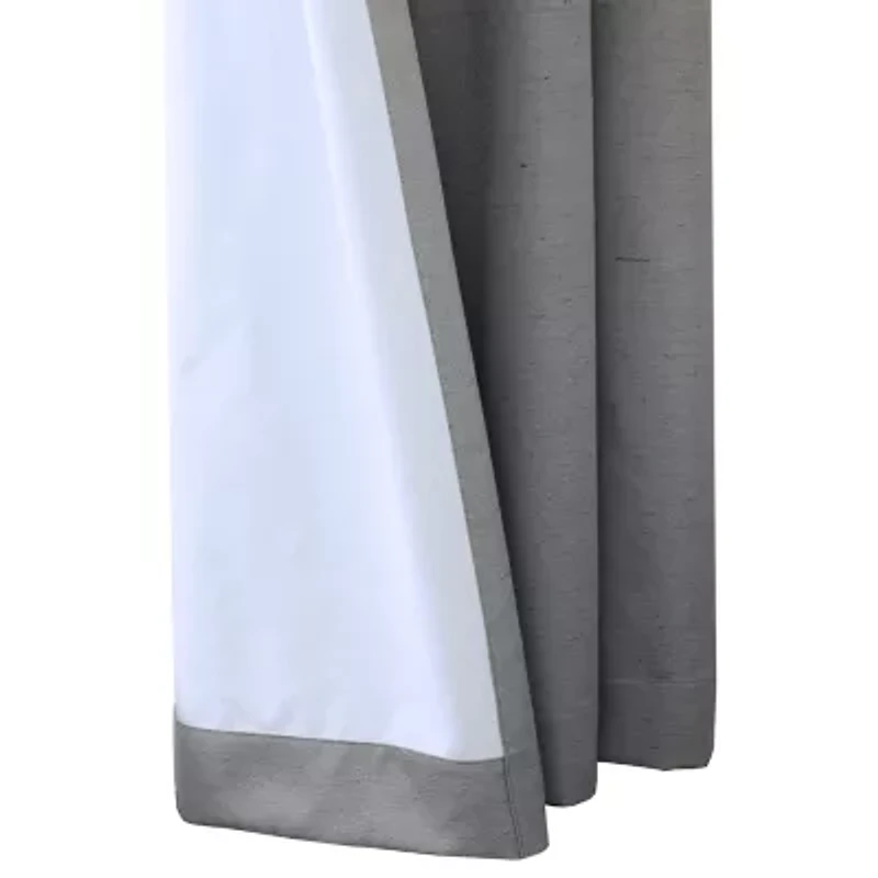 Thermaplus Ventura Tab Top Energy Saving 100% Blackout Set of 2 Curtain Panel