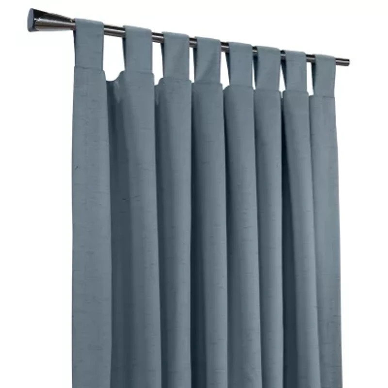 Thermaplus Ventura Tab Top Energy Saving 100% Blackout Set of 2 Curtain Panel