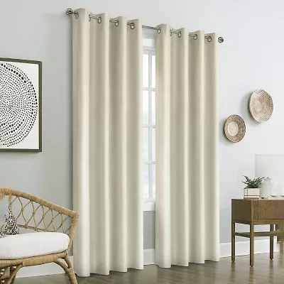 Vigo Grommet Top Energy Saving 100% Blackout Single Curtain Panel