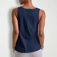 Hanes Womens U Neck Sleeveless Active Tank Top