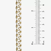 Made in Italy Mens Sterling Silver Inch Curb Chain Necklace