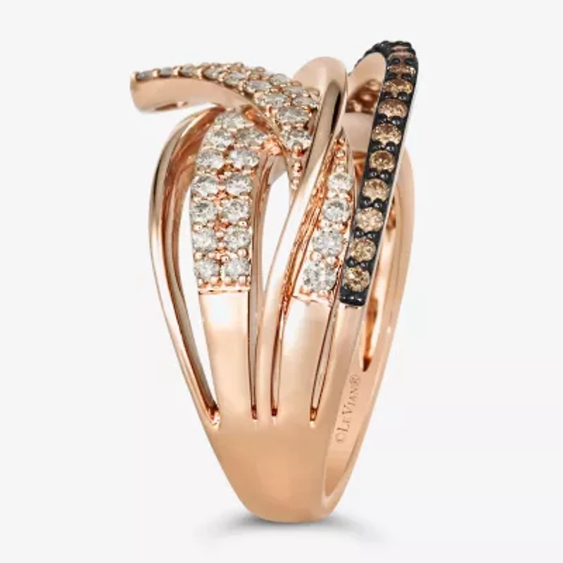Le Vian® Ring featuring 5/8 cts. Nude Diamonds™  1/4 cts. Chocolate Diamonds®  set in 14K Strawberry Gold®
