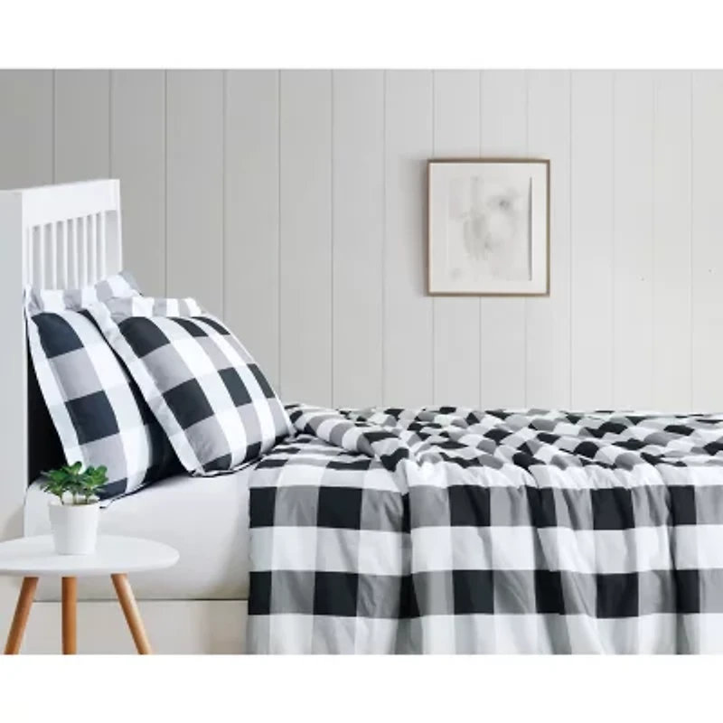 Truly Soft Buffalo Plaid Duvet Cover Set
