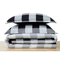 Truly Soft Buffalo Plaid Duvet Cover Set