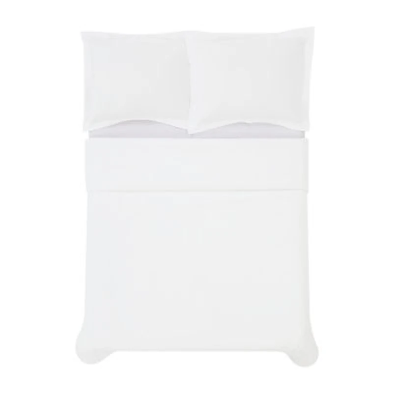 Cannon Solid Percale Duvet Cover Set