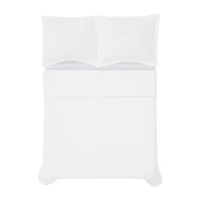 Cannon Solid Percale Duvet Cover Set
