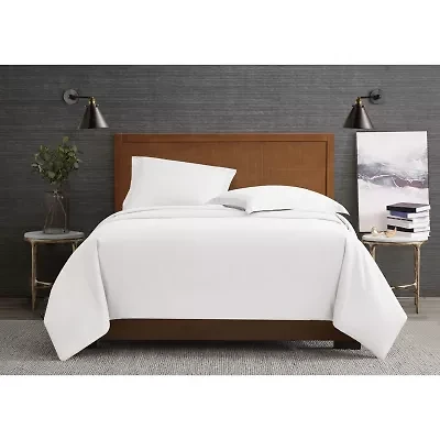 London Fog Garment Wash Solid Duvet Cover Set