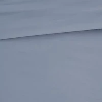 London Fog Garment Wash Solid Duvet Cover Set