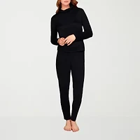 Ilusion Womens Long Sleeve 2-pc. Pajama Sets