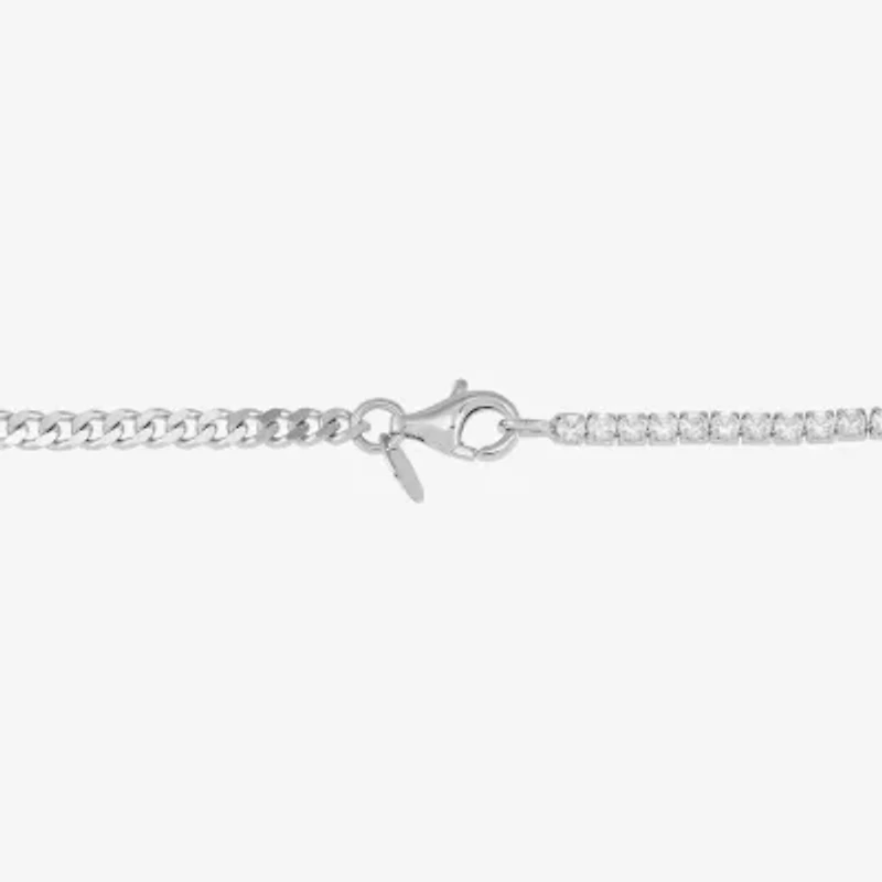 Limited Quantities! Womens Sterling Silver 7.5 Inch Curb Chain Bracelet