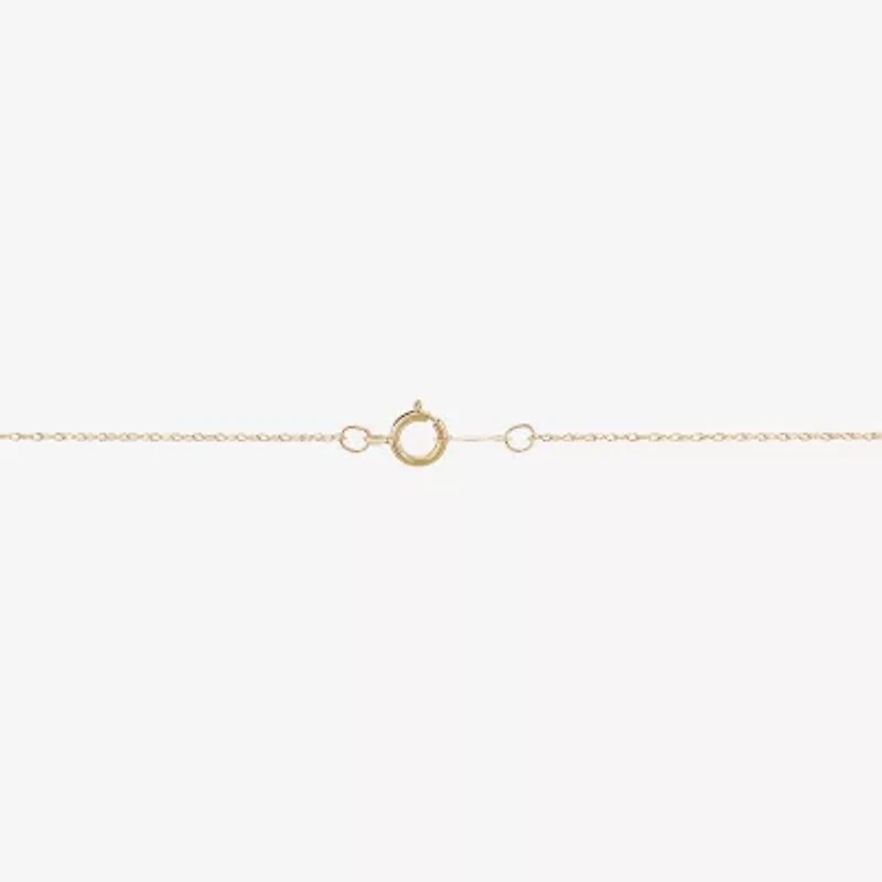 Limited Quantities! Womens Lab Created White Opal 14K Gold Round 18 Inch Pendant Necklace