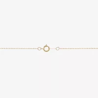 Limited Quantities! Womens Lab Created White Opal 14K Gold Round 18 Inch Pendant Necklace
