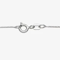 Womens White Cultured Freshwater Pearl Sterling Silver Diamond Pear 18 Inch Pendant Necklace