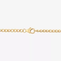 (H-I / Si1-Si2) Womens 1 CT. Lab Grown White Diamond 10K Gold 18 Inch Pendant Necklace