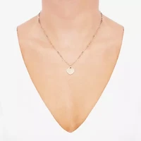 Limited Quantities! Womens 10K Gold Heart / Inch Pendant Necklace