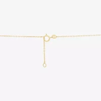 Limited Quantities! Womens 10K Gold Heart / Inch Pendant Necklace