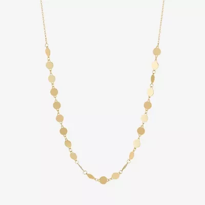 Limited Quantities! Womens 14K Gold 18 Inch Cable Chain Necklace
