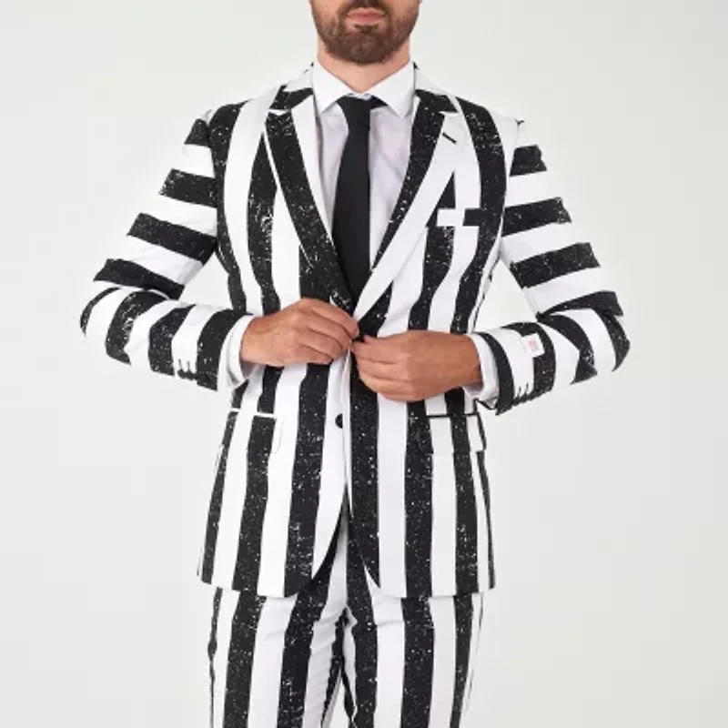 Opposuits Beetlejuice Mens 3-pc. Suit Set