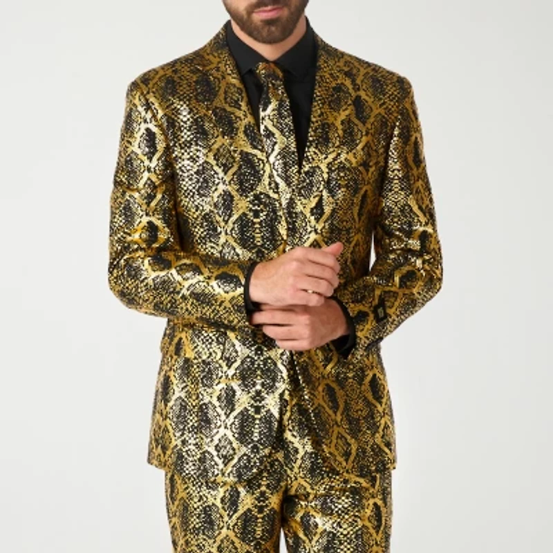 Opposuits Shiny Snake Mens 3-pc. Suit Set