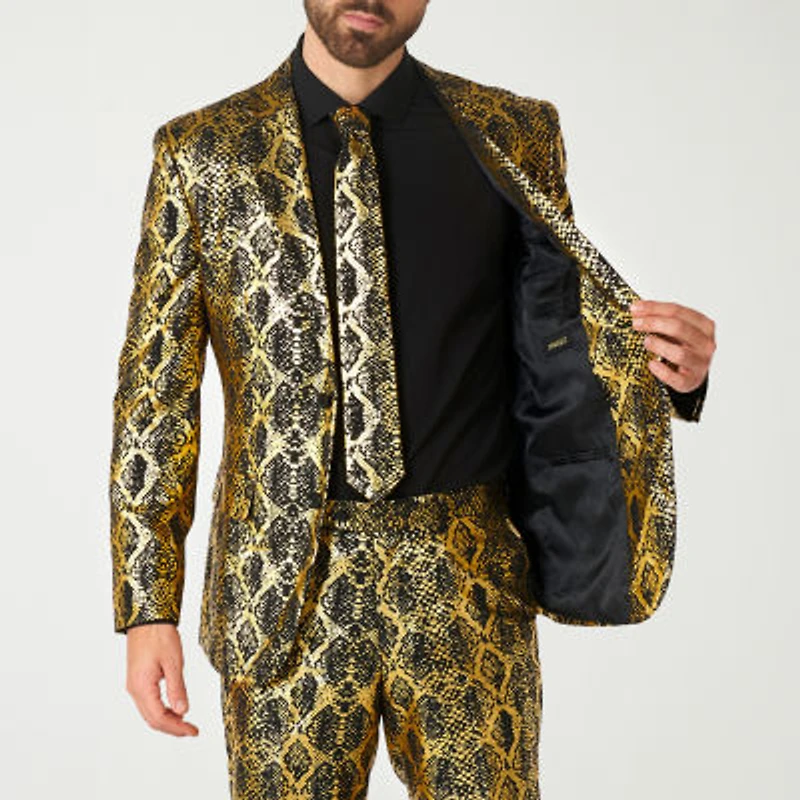 Opposuits Shiny Snake Mens 3-pc. Suit Set