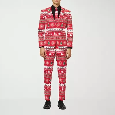 Opposuits Winter Wonderland Fairisle Mens 3-pc. Suit Set