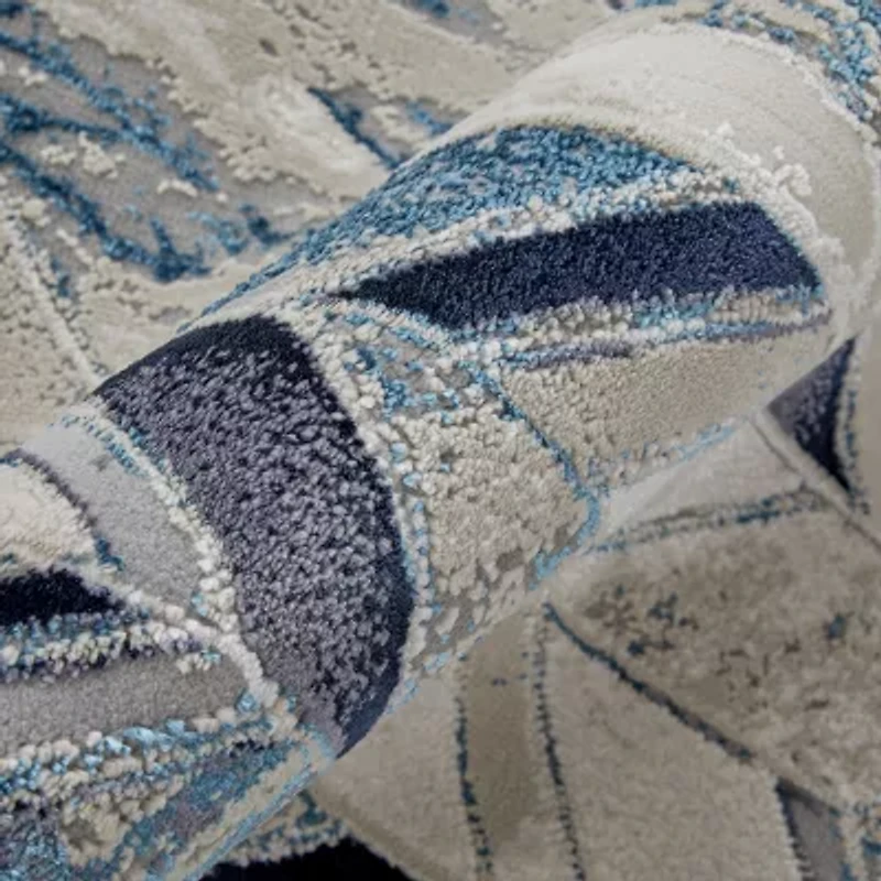 Weave and Wander Armada Modern Herringbone Indoor Rectangular Area Rug