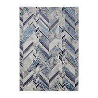 Weave and Wander Armada Modern Herringbone Indoor Rectangular Area Rug