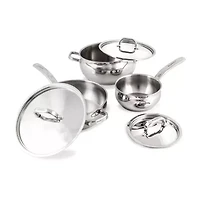 BergHOFF Belly Shape 18/10 Stainless Steel 6-pc. Cookware Set