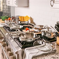 BergHOFF Belly Shape 18/10 Stainless Steel 3-pc. Cookware Set