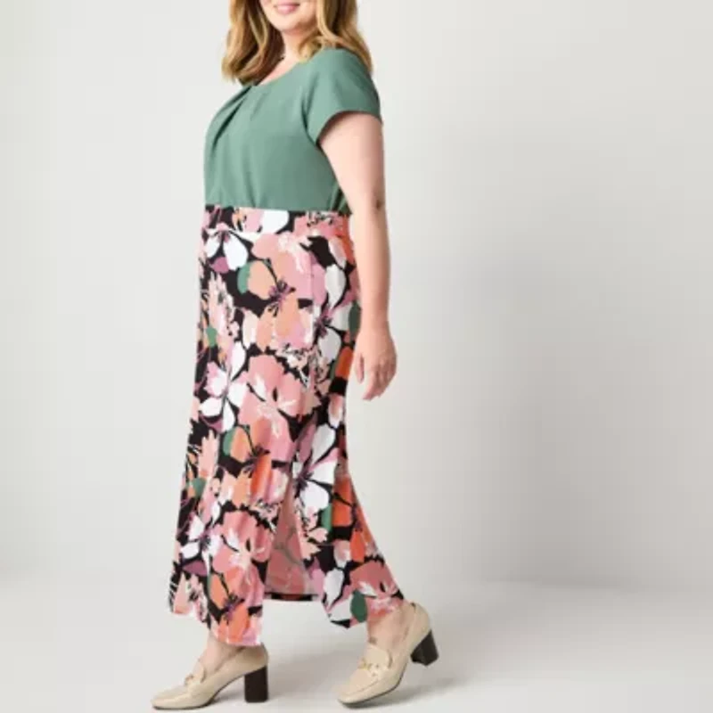 Liz Claiborne Womens Maxi Skirt Plus