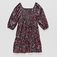 Thereabouts Little & Big Kid Girls Long Sleeve A-Line Dress