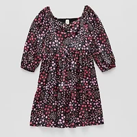 Thereabouts Little & Big Kid Girls Long Sleeve A-Line Dress