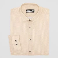 J. Ferrar Ultra Comfort Mens Regular Fit Stretch Fabric Wrinkle Free Long Sleeve Dress Shirt
