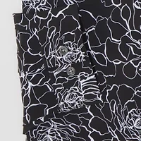 J. Ferrar Mens 360 Stretch Slim-Tall Fit Easy Care Fabric Long Sleeve Dress Shirt