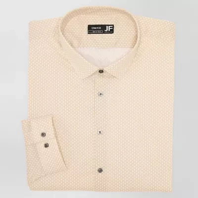 J. Ferrar Ultra Comfort Mens Big & Tall Stretch Fabric Wrinkle Free Long Sleeve Dress Shirt