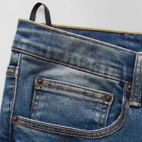 Arizona Big and Tall Mens Easy-on + Easy-off Adaptive Straight Leg Relaxed Fit Jean