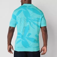Shaquille O'Neal XLG Big and Tall Mens Short Sleeve Polo Sweater