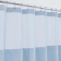 Awesome Home™ Polyester Waffle Snap Liner Shower Curtain Set