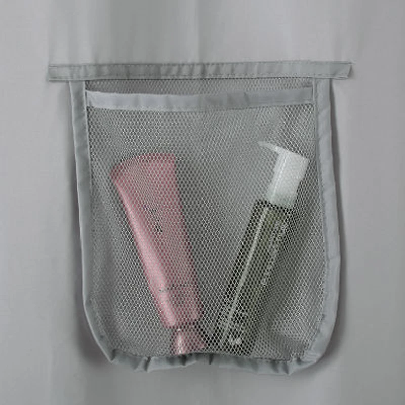 Awesome Home™ With Mesh Pockets Shower Curtain