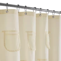 Awesome Home™ With Mesh Pockets Shower Curtain