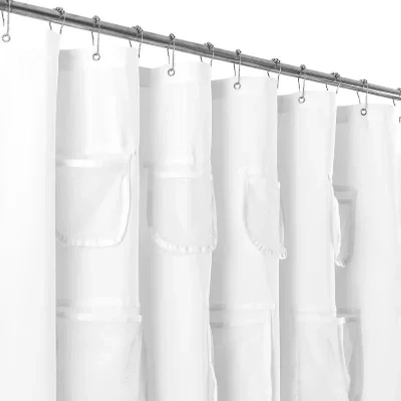 Awesome Home™ With Mesh Pockets Shower Curtain