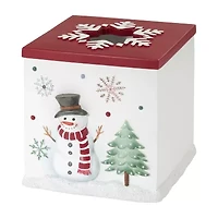 Avanti Winter Snowman Tissue Box Cover