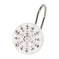Avanti Winter Snowman Shower Curtain Hooks