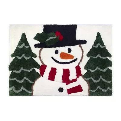Avanti Winter Snowman Bath Rug