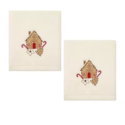 Avanti Gingerbread House 2-pc. Hand Towel