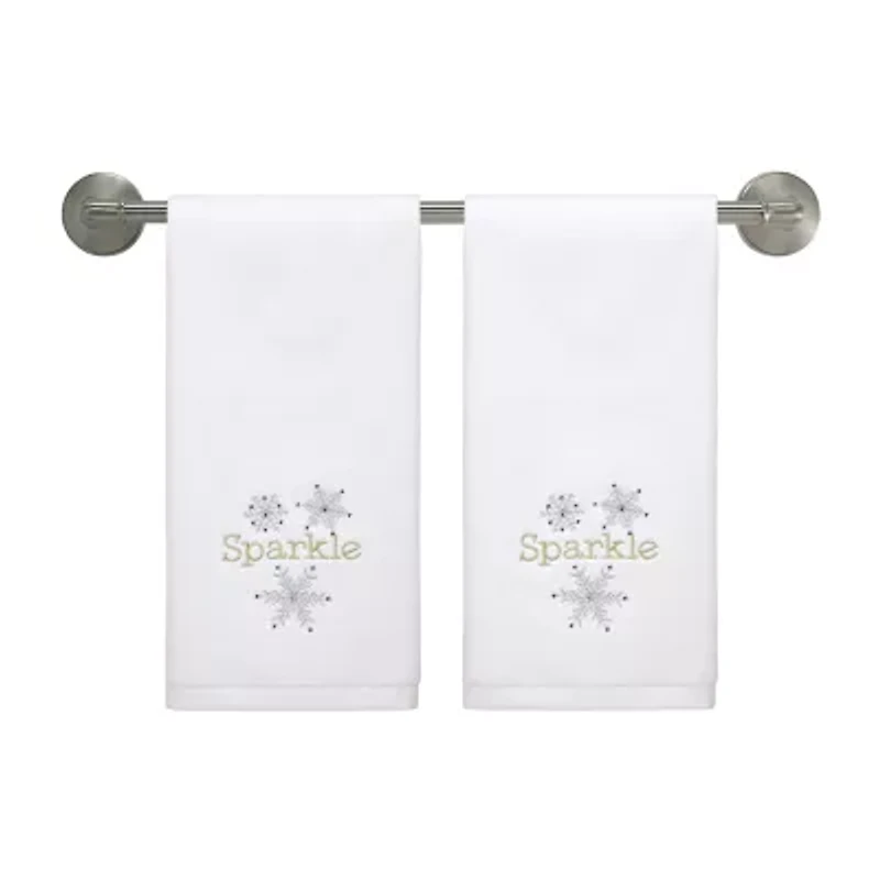 Avanti Snowflake 2-pc. Hand Towel
