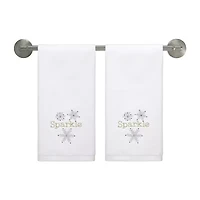 Avanti Snowflake 2-pc. Hand Towel
