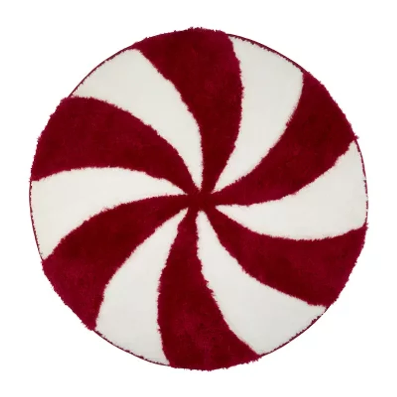 Avanti Peppermint Candy Bath Rug