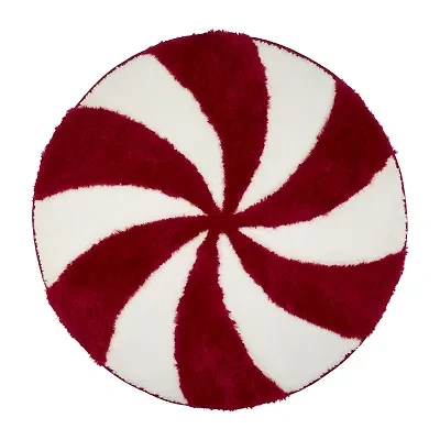Avanti Peppermint Candy Bath Rug