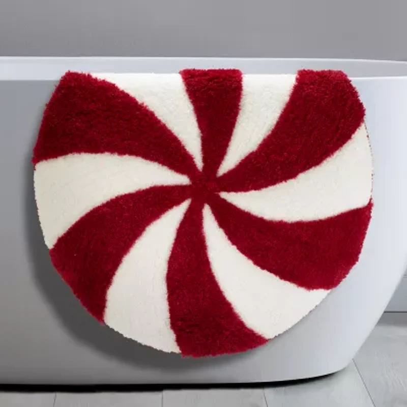 Avanti Peppermint Candy Bath Rug